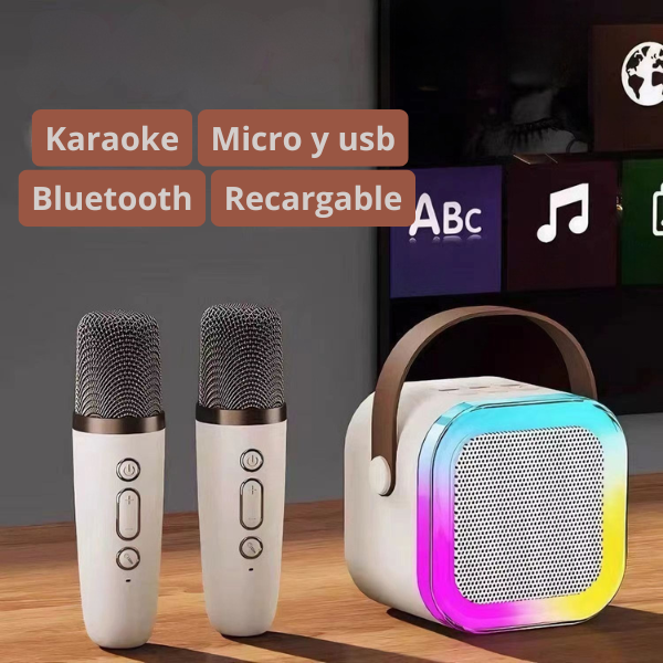 MINI PARLANTE CON MICROFONO™ USB RGB