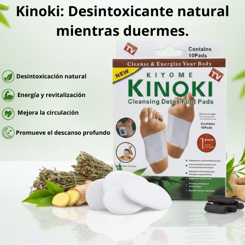 3 CAJAS X 10 UNIDADES DE PARCHES DETOX KINOKI PARA PIES