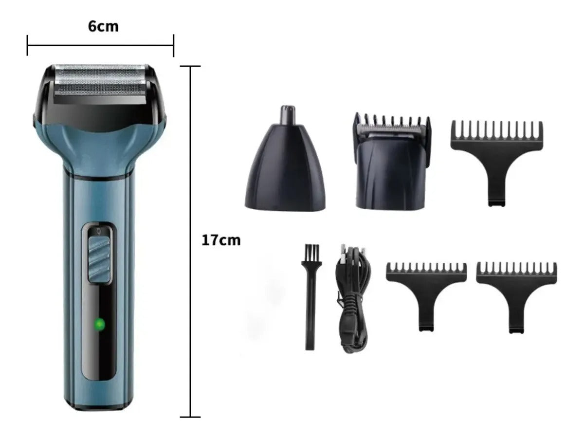 🧔♂️ KIT DE AFEITADO Y CUIDADO PERSONAL DALING 3 EN 1