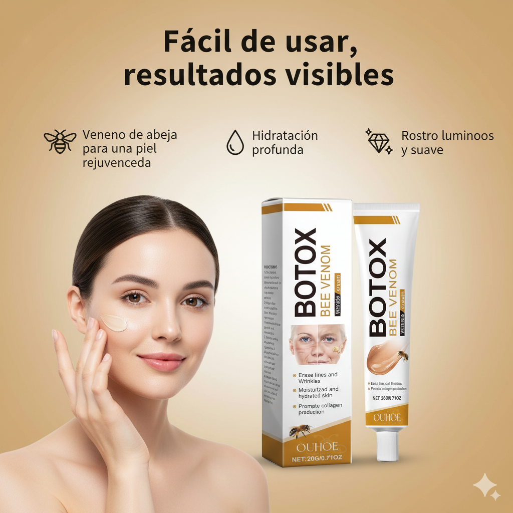 CREMA DE BOTOX VENENO DE ABEJA ANTI ARRUGAS