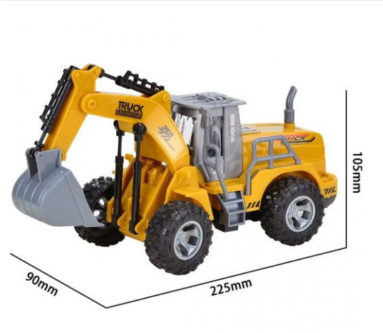 Excavadora de juguete a control remoto para principiantes