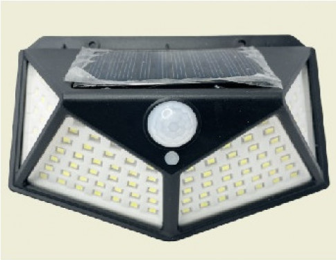 LAMPARA SOLAR IMPERMEABLE CON SENSOR