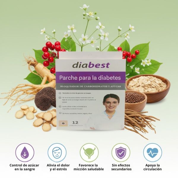 2 CAJAS DE 12 PARCHES PARA REGULAR LA GLUCOSA