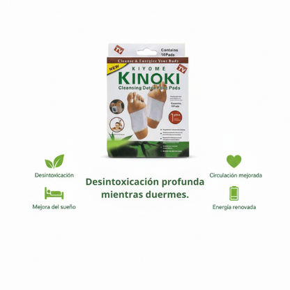 3 CAJAS X 10 UNIDADES DE PARCHES DETOX KINOKI PARA PIES