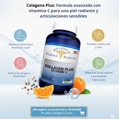 COLAGENO + VITAMINA C EN CAPSULA LIQUIDA X 60