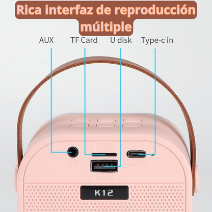 MINI PARLANTE CON MICROFONO™ USB RGB
