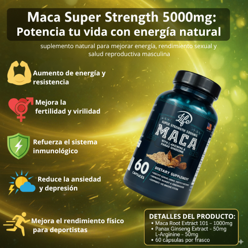MACA 60 CÁPSULAS