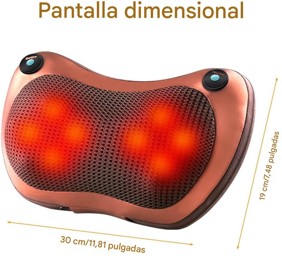 💆‍♂️ Almohada Masajeadora Portátil – Car & Home
