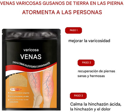 3 SOBRES DE 12 PARCHES PARA VARICES