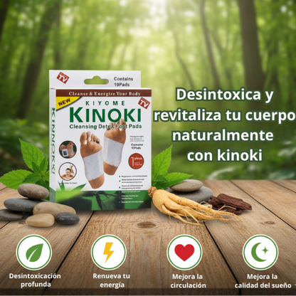 3 CAJAS X 10 UNIDADES DE PARCHES DETOX KINOKI PARA PIES