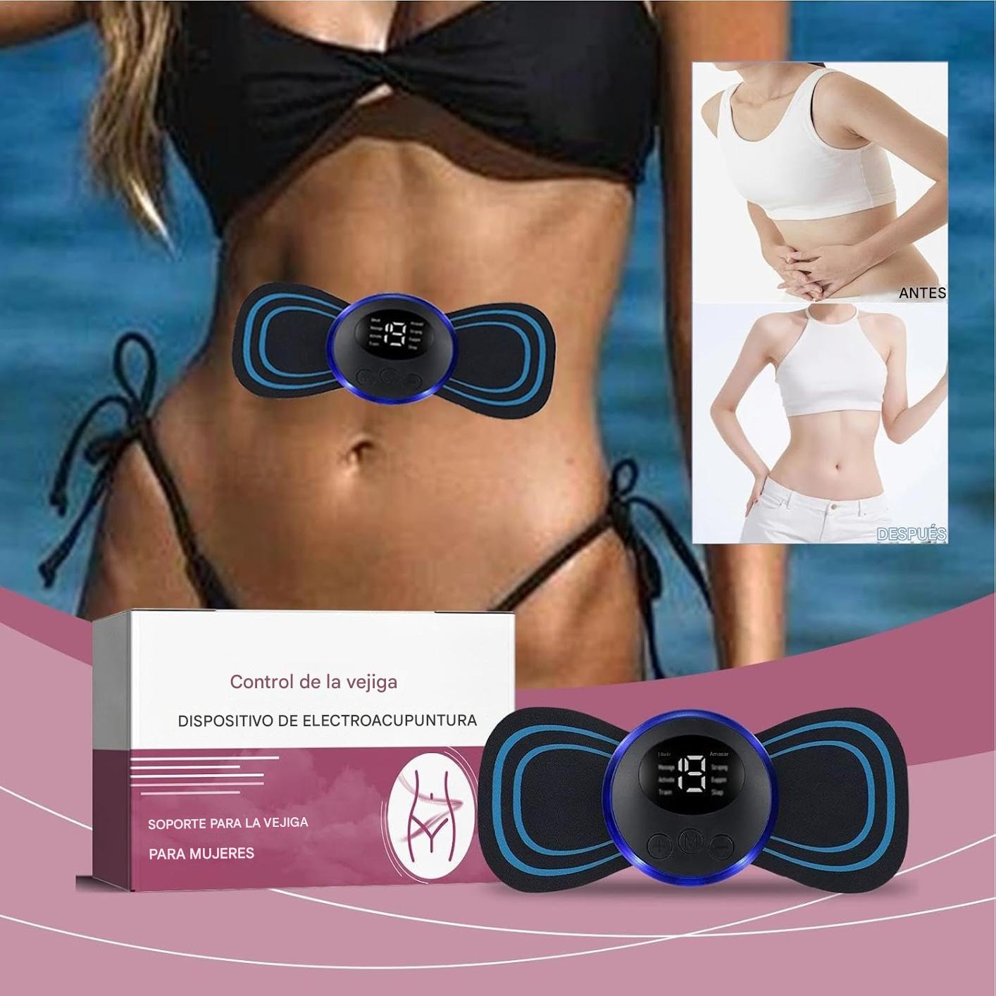 Mini Masajeador y Tonificador Muscular Portátil con Estimulación EMS