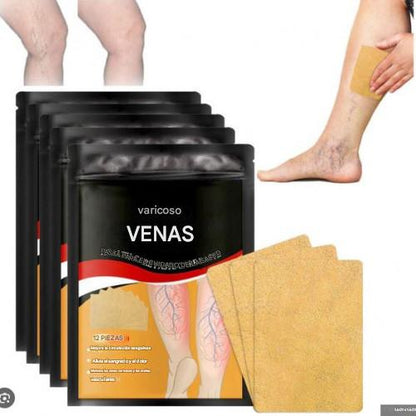 3 SOBRES DE 12 PARCHES PARA VARICES