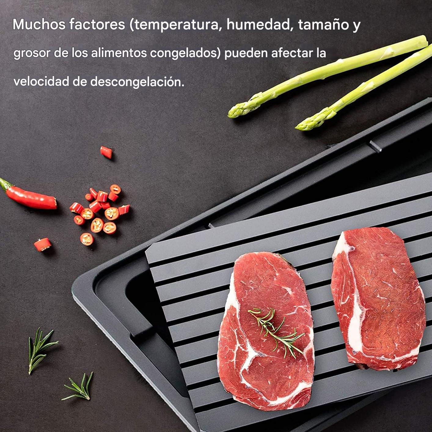 🧊 Tabla Descongelante Rápida de Alimentos