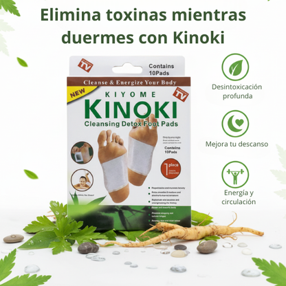 3 CAJAS X 10 UNIDADES DE PARCHES DETOX KINOKI PARA PIES