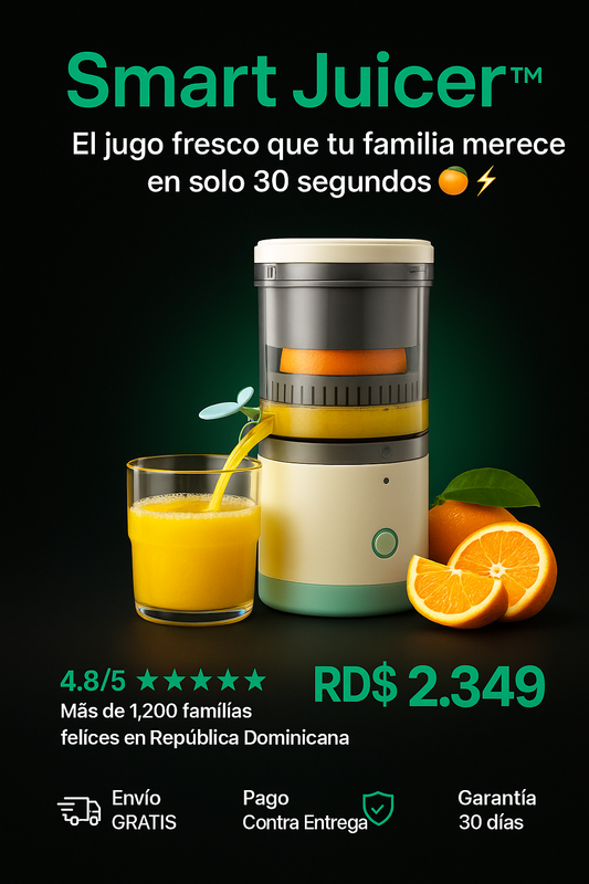 EXPRIMIDOR DE JUGO RECARGABLE