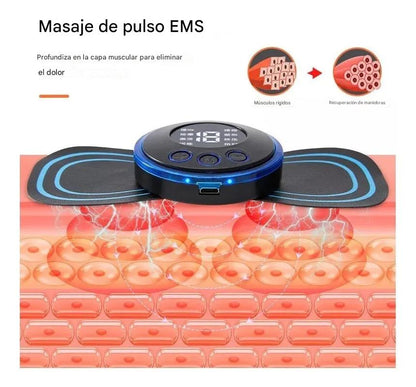 Mini Masajeador y Tonificador Muscular Portátil con Estimulación EMS