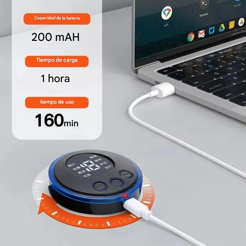 Mini Masajeador y Tonificador Muscular Portátil con Estimulación EMS