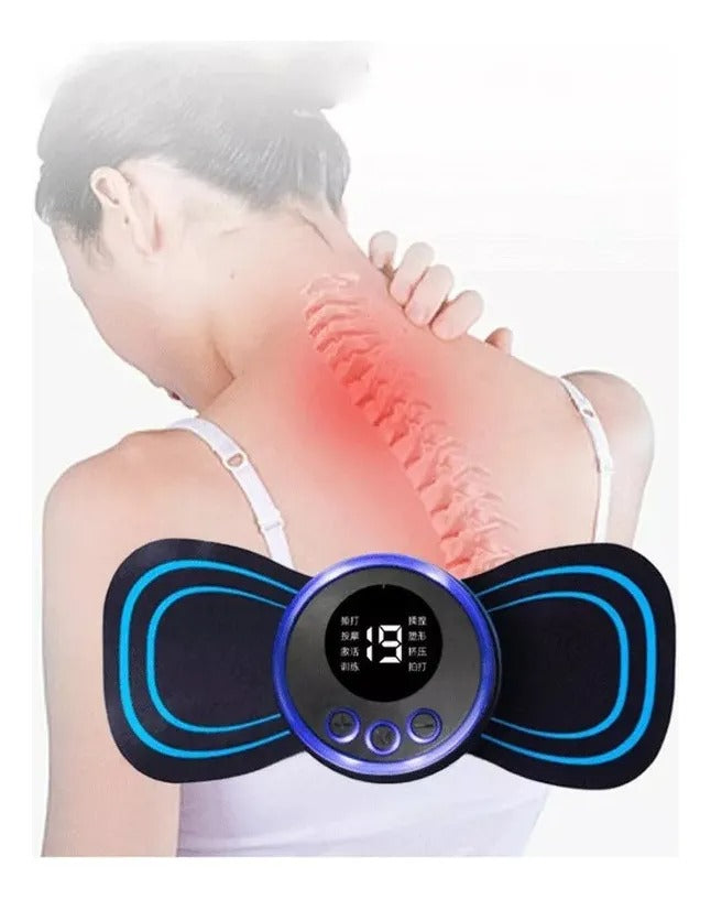 Mini Masajeador y Tonificador Muscular Portátil con Estimulación EMS