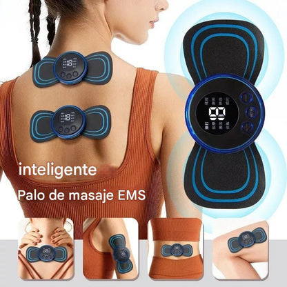 Mini Masajeador y Tonificador Muscular Portátil con Estimulación EMS