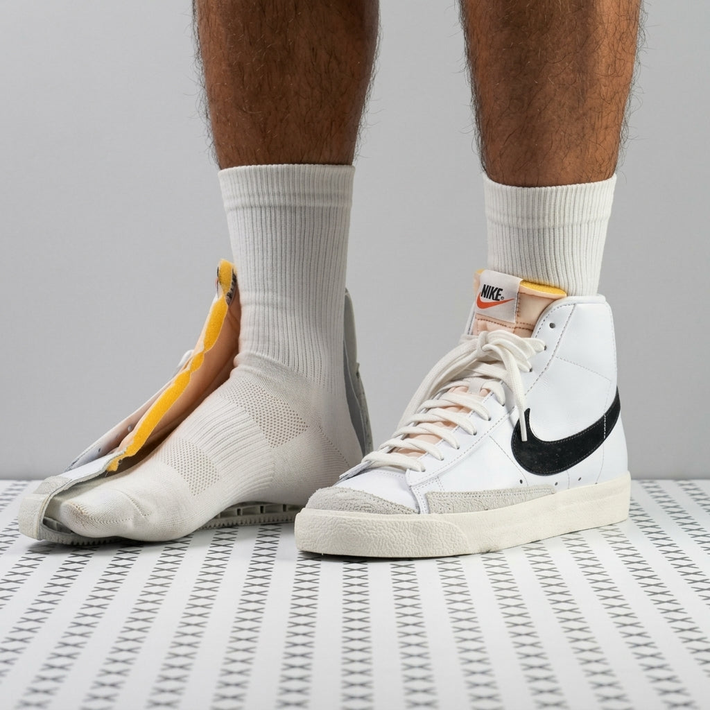 👟 TENIS BLAZER BLANCO & NEGRO – ESTILO URBANO