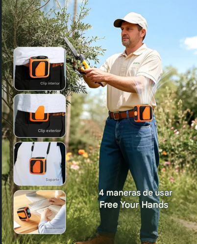 🌀 ABANICO PORTÁTIL DE CINTURA – MANOS LIBRES & MULTIUSO