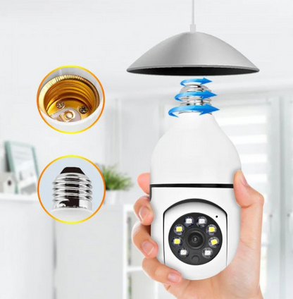 Cámara Bombilla Inteligente 360°