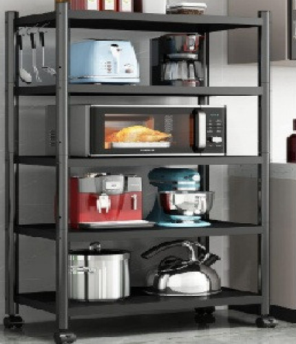 ESTANTE DE 5 NIVELES CON RUEDAS