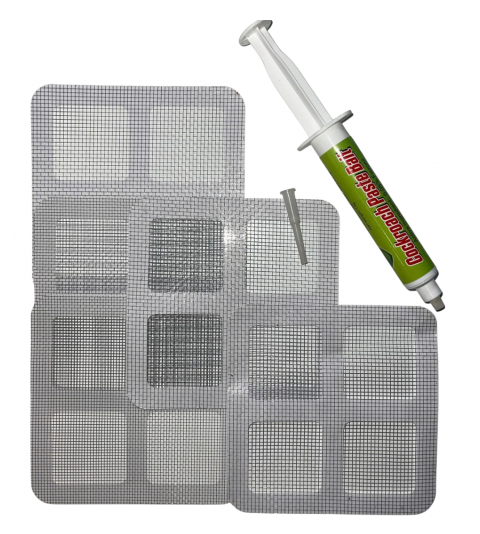 Gel Exterminador de Cucarachas + 4 Rejillas Tapa Tuberías