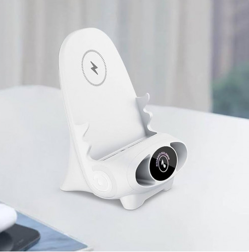 📱 SOPORTE MULTIFUNCIONAL PARA MOVIL CON ALTA VOZ Y FUNCION DE CARGA MAGNETICA